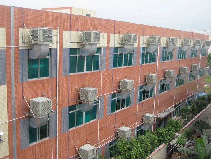 深圳電子廠環(huán)?？照{(diào)安裝案例